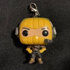 Fortnite Raptor Keychain Vinyl Figure Funko Pop! Pocket Keychain